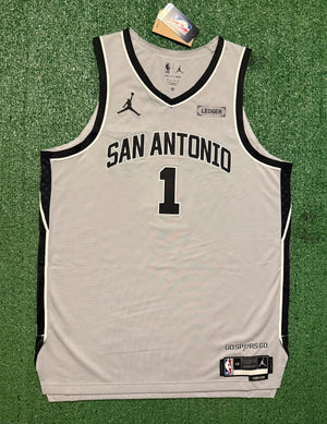 Victor Wembanyama San Antonio Spurs Jersey #1 Nike ADV Authentic Gray Size 48 (L) NBA