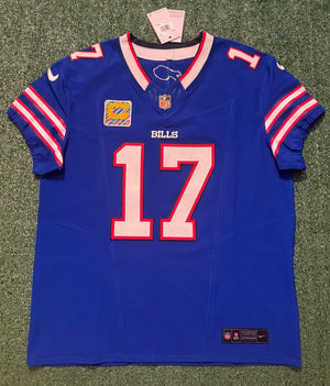Josh Allen Buffalo Bills Jersey #17 Nike Vapor Fuse Elite Blue Size 48 (XL) NFL
