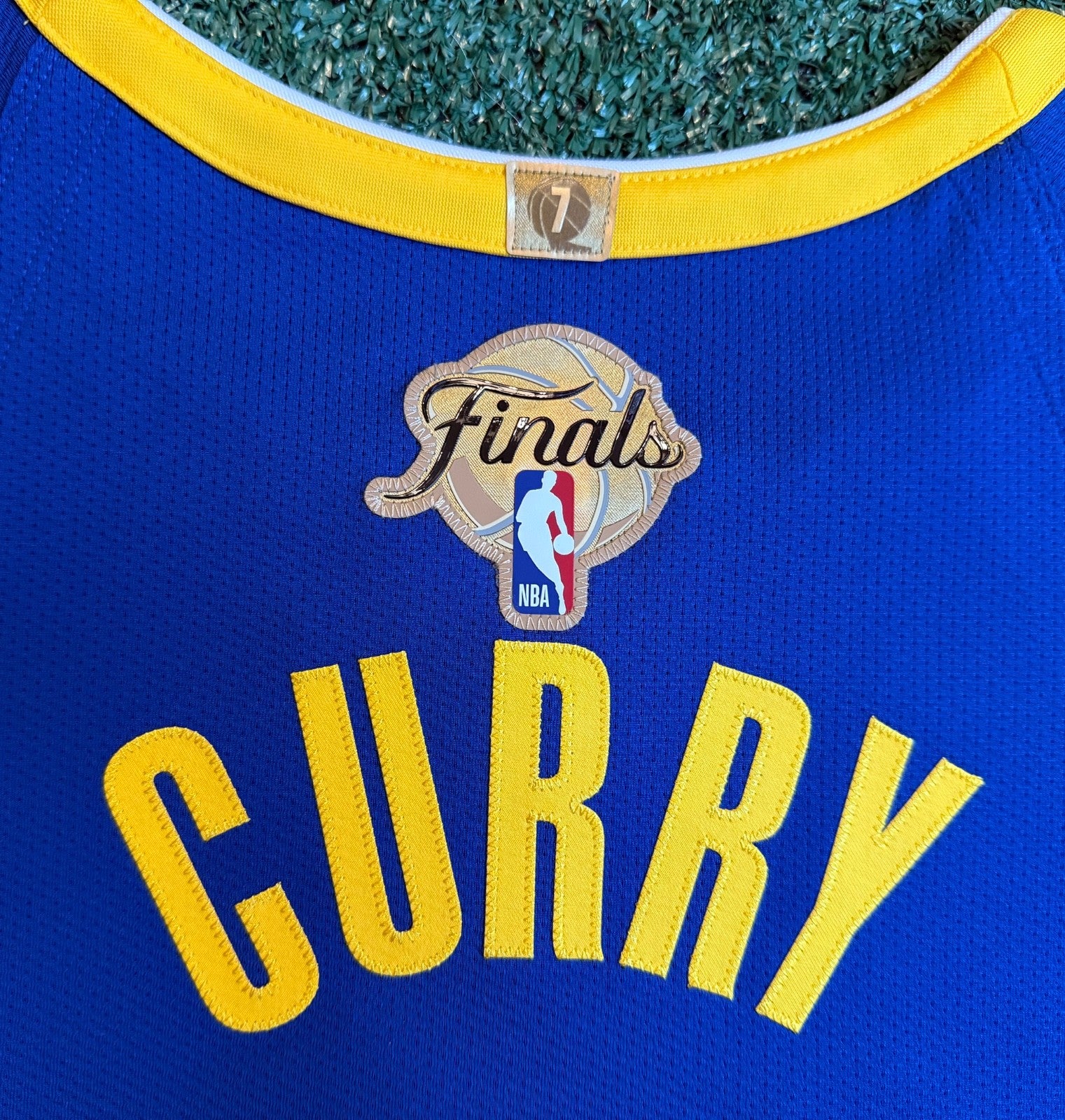 Steph Curry Golden State Warriors Jersey #30 Nike ADV Authentic Blue Size 48 (L) NBA