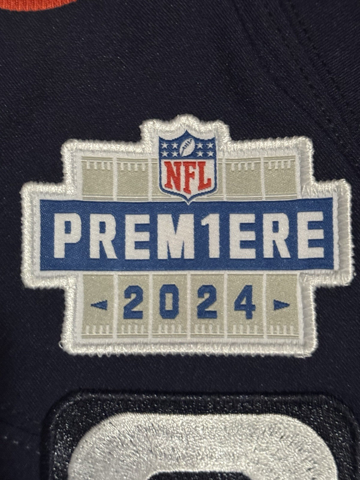 Caleb Williams Chicago Bears Jersey #18 Nike Vapor FUSE Elite Navy Size 48 (XL) NFL