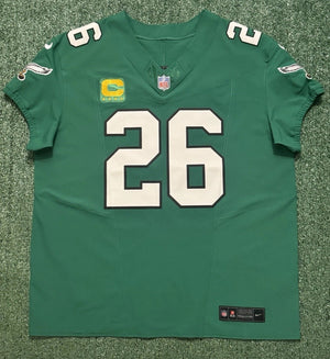 Saquon Barkley Philadelphia Eagles Jersey #26 Nike Vapor FUSE Elite Kelly Green Size 48 (XL) NFL