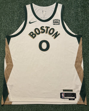 Jayson Tatum Boston Celtics Jersey #0 Nike ADV Authentic White Size 56 (XXL) NBA