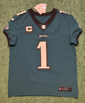 Jalen Hurts Philadelphia Eagles Jersey #1 Nike Vapor FUSE Elite Green size 44 (Large) NFL