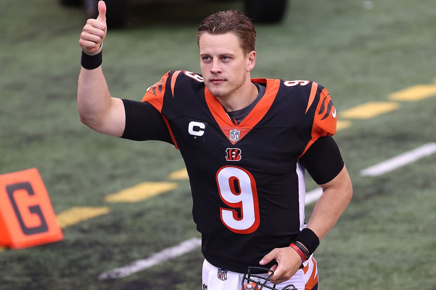 Joe Burrow Cincinnati Bengals Jersey #9 Nike Vapor Elite Black Size 44 (L) NFL