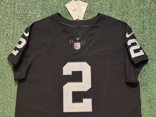 Ashton Jeanty Las Vegas Raiders Jersey #2 Nike Vapor Fuse Elite Black Size 48 (XL) NFL