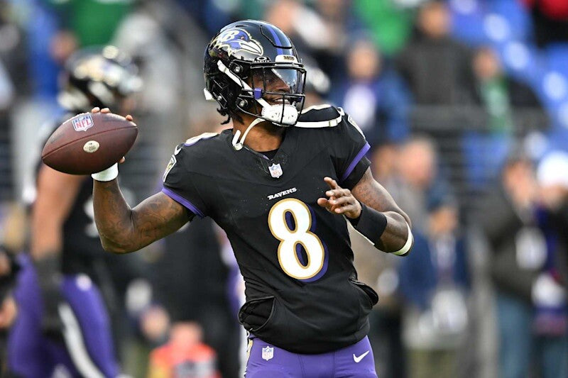 Lamar Jackson Baltimore Ravens Jersey #8 Nike Vapor FUSE Elite Black Size 48 (XL) NFL