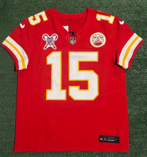 Patrick Mahomes Kansas City Chiefs Jersey #15 Nike Vapor FUSE Elite Red Size 44 (L) NFL
