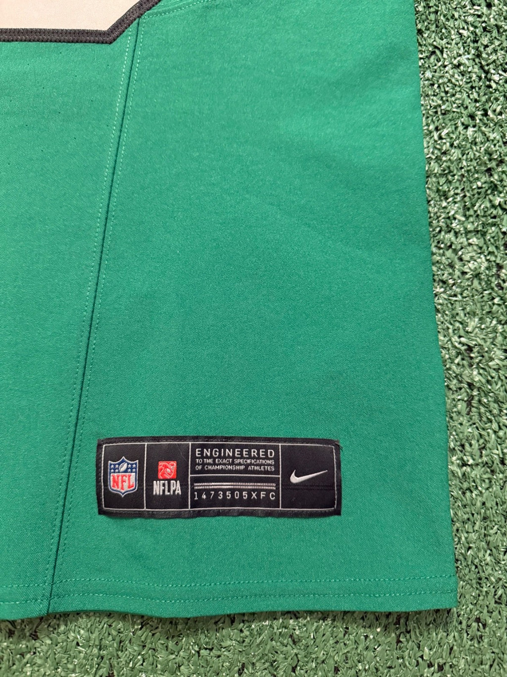 Saquon Barkley Philadelphia Eagles Jersey #26 Nike Vapor FUSE Elite Kelly Green Size 40 (Medium) NFL