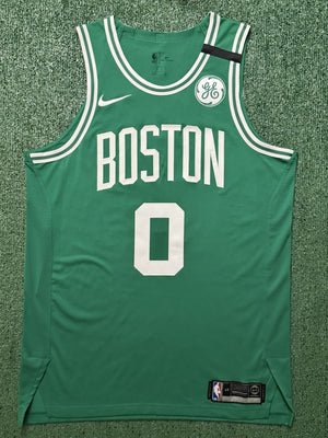 Jayson Tatum Boston Celtics Jersey #0 Nike Aeroswift Authentic Green Size 48 (Large) NBA