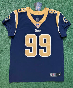 Aaron Donald Los Angeles Rams Jersey #99 Nike Vapor Elite Blue Size 44 (Large) NFL