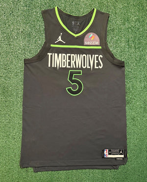 Anthony Edwards Minnesota Timberwolves Jersey #5 Nike ADV Authentic Gray Size 44 (M) NBA