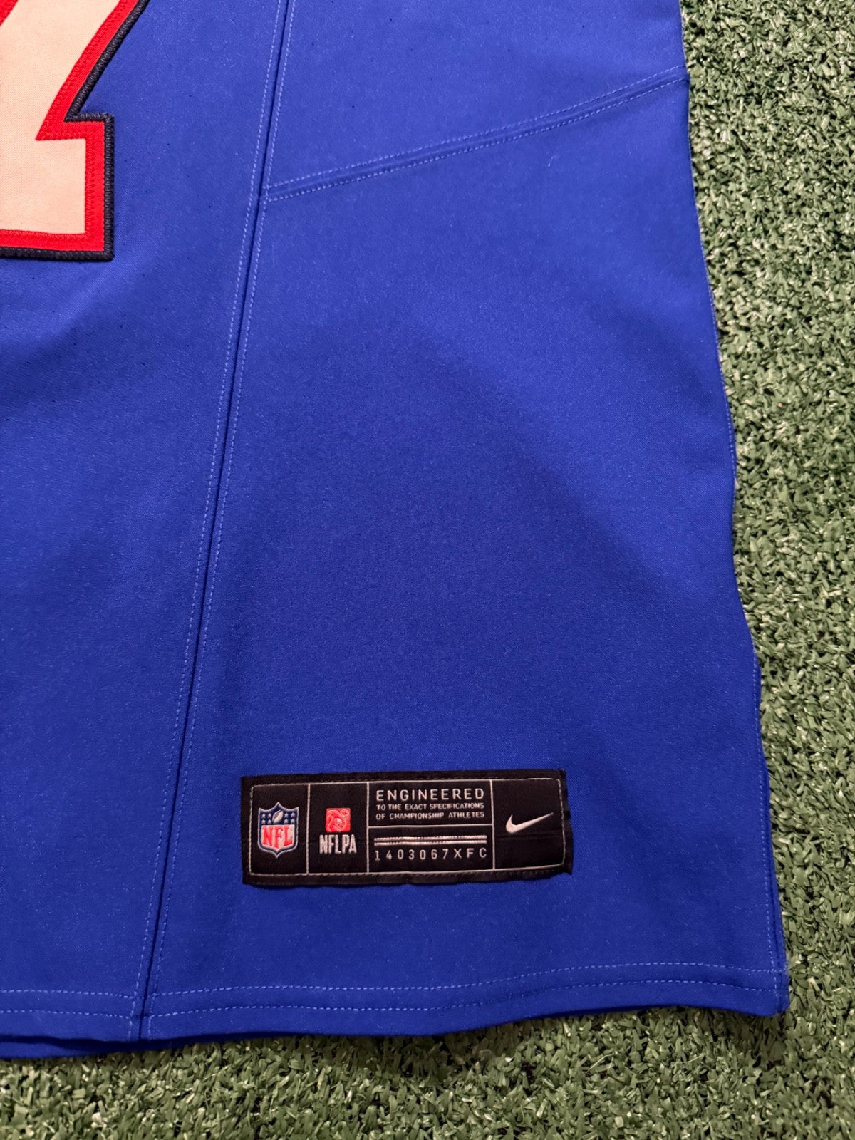 Josh Allen Buffalo Bills Jersey #17 Nike Vapor Fuse Elite Blue Size 40 (M) NFL