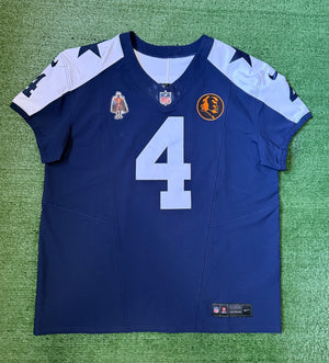 Dak Prescott Dallas Cowboys Jersey #4 Nike Vapor Fuse Elite Navy Size 48 (XL) NFL