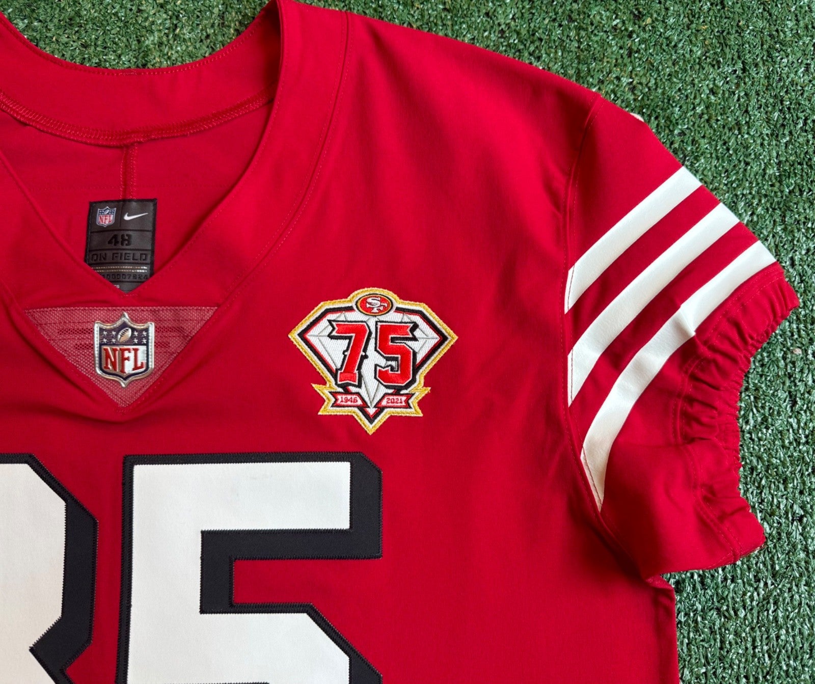 George Kittle San Francisco 49ers
Jersey #85 Nike Vapor Elite red
Size 48 (XL) NFL