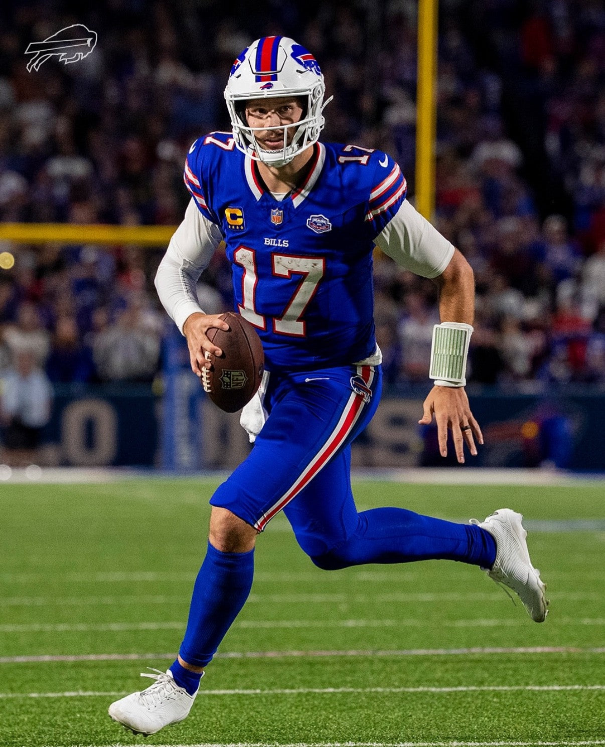Josh Allen Buffalo Bills Jersey #17 Nike Vapor Fuse Elite Blue Size 40 (M) NFL