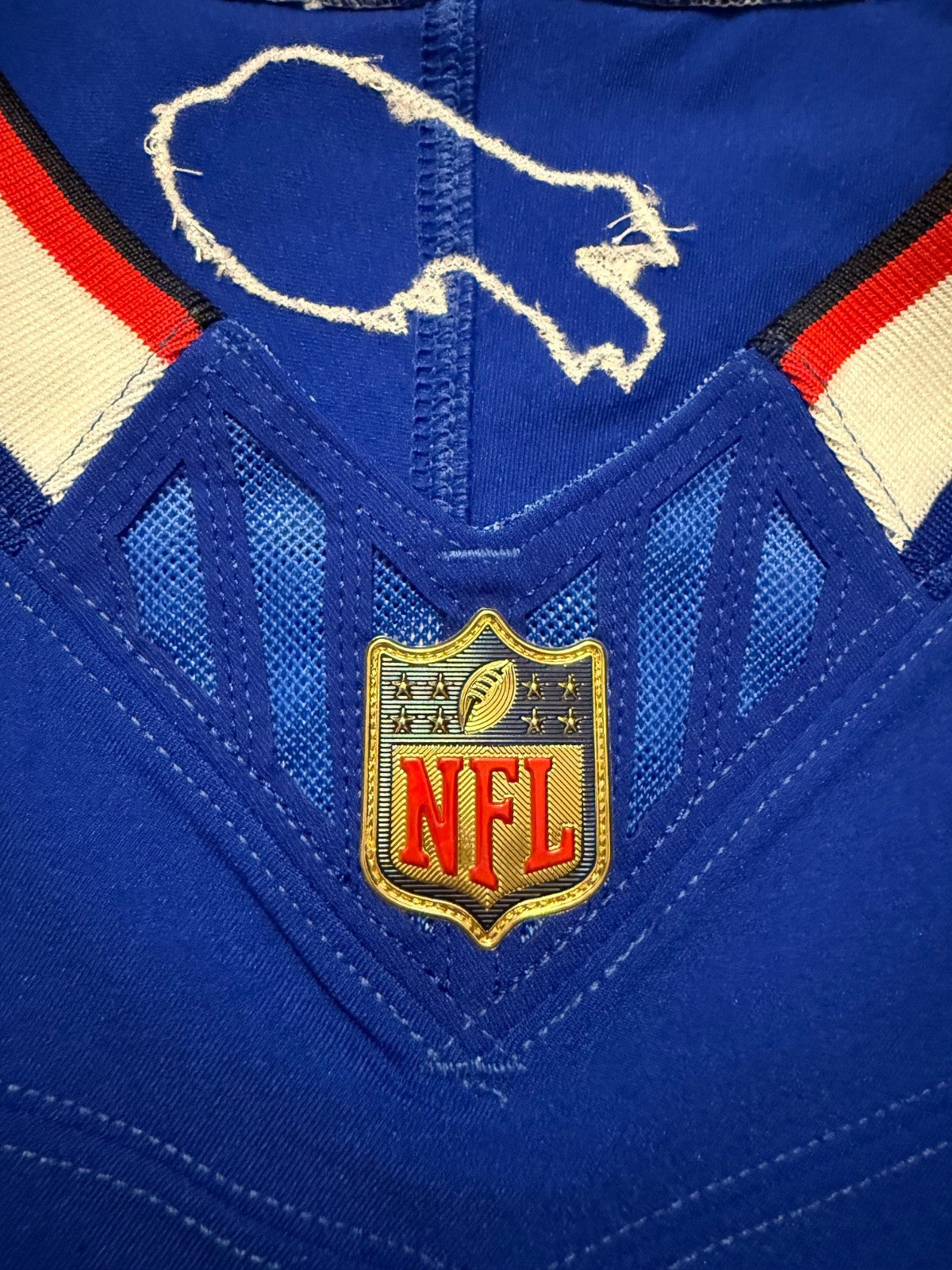 Josh Allen Buffalo Bills Jersey #17 Nike Vapor Fuse Elite Blue Size 40 (M) NFL