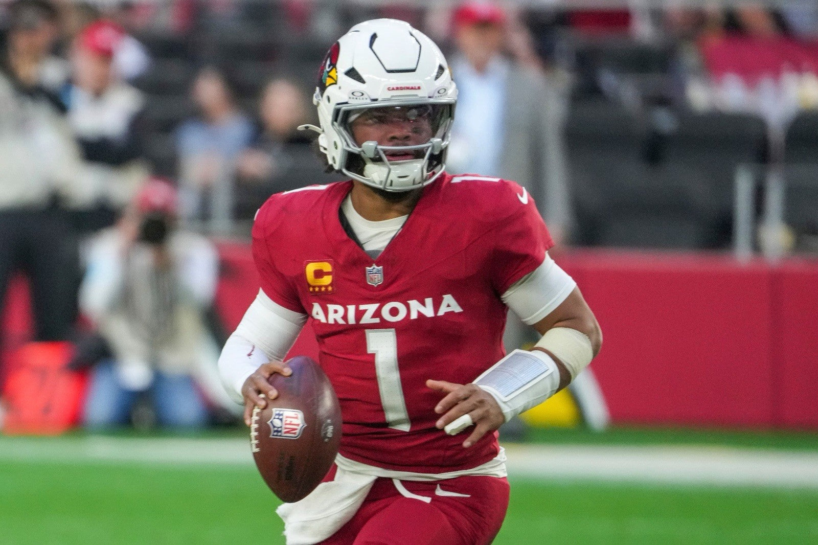 Kyler Murray Arizona Cardinals Jersey #1 Nike Vapor FUSE Elite red Size 40 (Medium) NFL