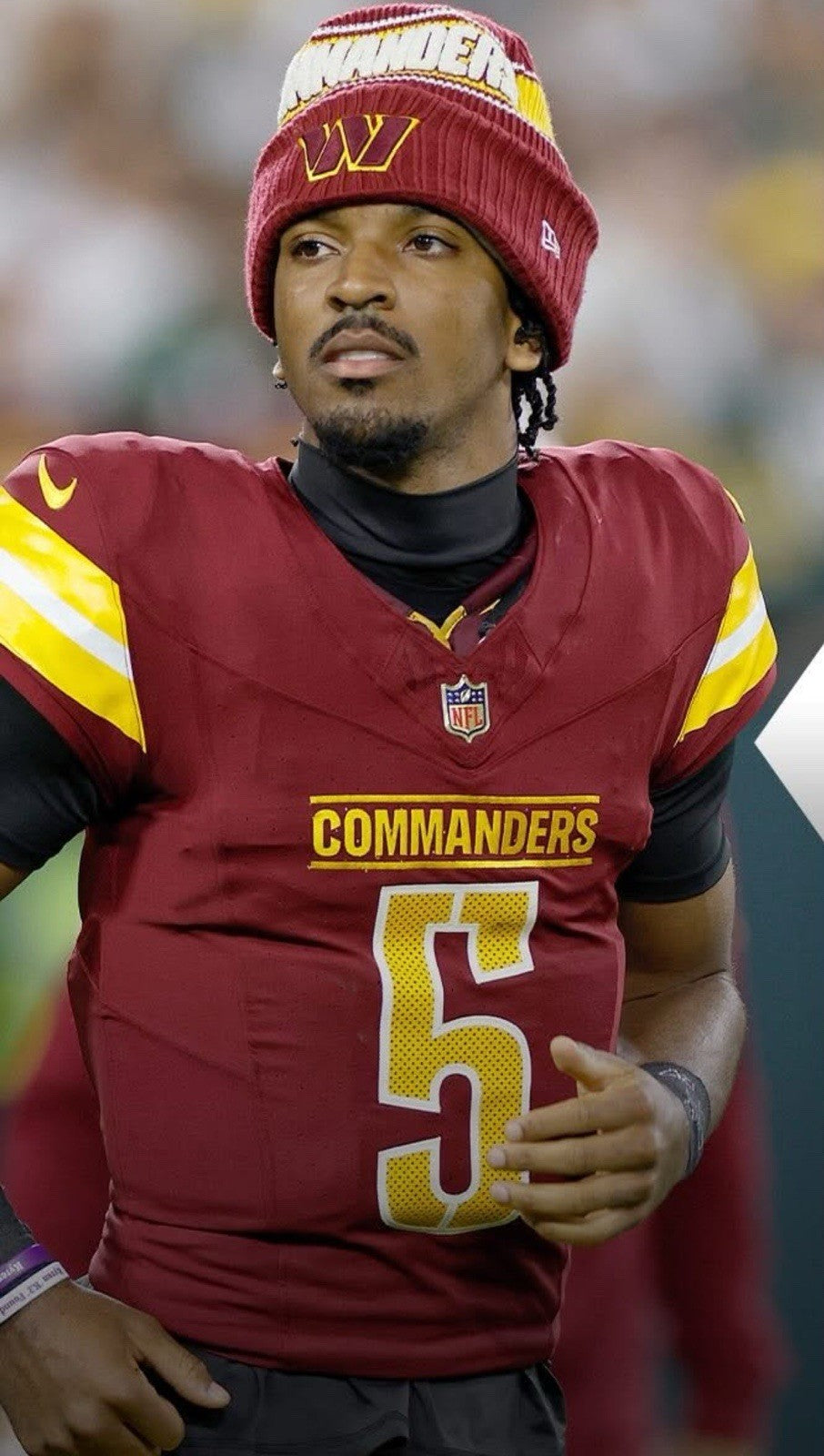 Jayden Daniels Washington Commanders Jersey #5 Nike Vapor Fuse Elite red size 44 (Large) NFL