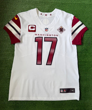 Terry McLaurin Washington Commanders Jersey #17 Nike Vapor Elite White Size 44 (Large) NFL