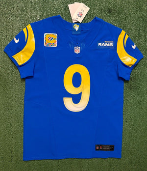 Matthew Stafford Los Angeles Rams Jersey #9 Nike Vapor FUSE Elite blue Size 40 (Medium) NFL