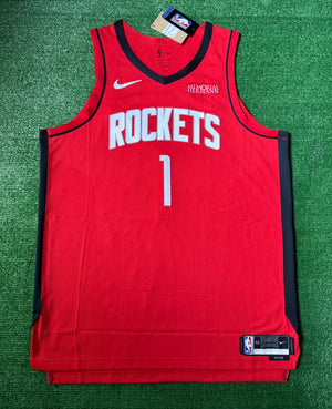 Amen Thompson Houston Rockets Jersey #1 Nike ADV Authentic Red Size 52 (XL) NBA