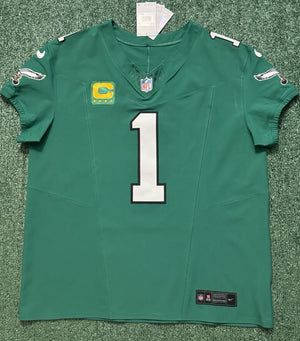Jalen Hurts Philadelphia Eagles Jersey #1 Nike Vapor FUSE Elite Kelly Green size 48 (XL) NFL