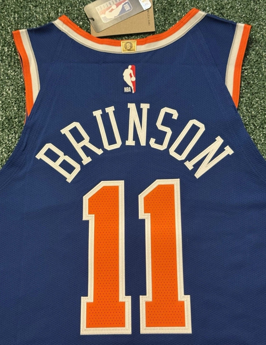 Jalen Brunson New York Knicks Jersey #11 Nike ADV Authentic Blue Size 44 (M) NBA