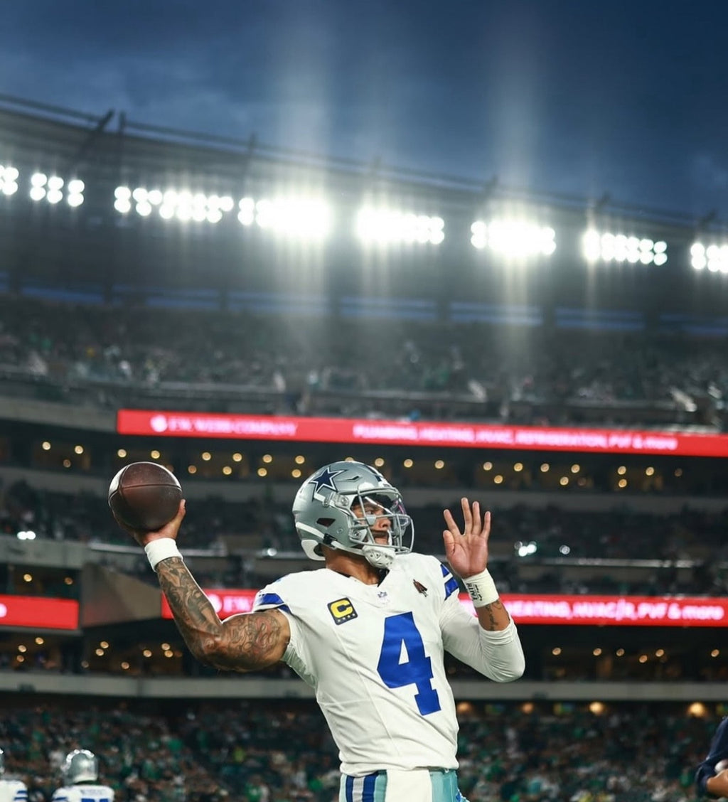 Dak Prescott Dallas Cowboys Jersey #4 Nike Vapor FUSE Elite White Size 40 (Medium) NFL