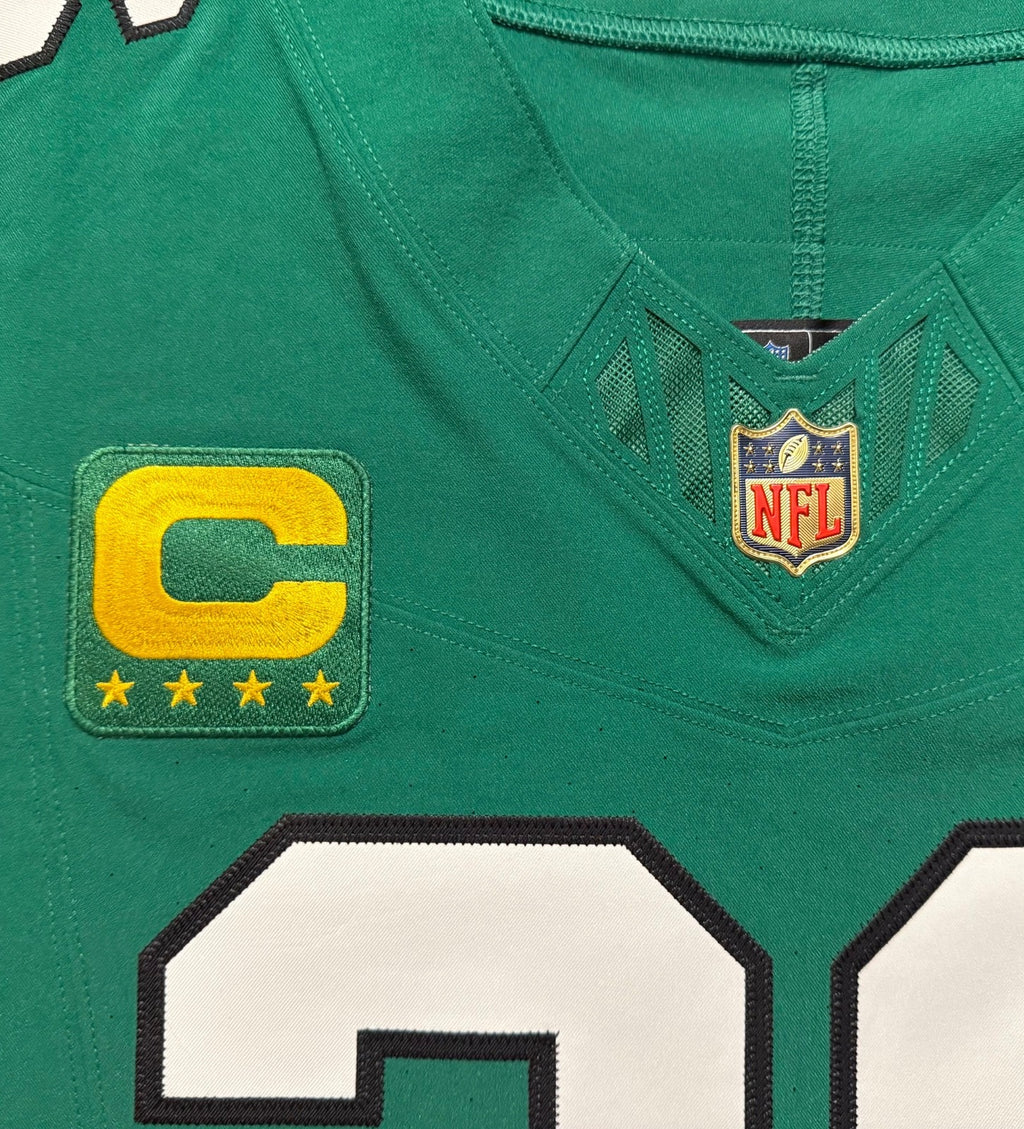 Saquon Barkley Philadelphia Eagles Jersey #26 Nike Vapor FUSE Elite Kelly Green Size 44 (Large) NFL
